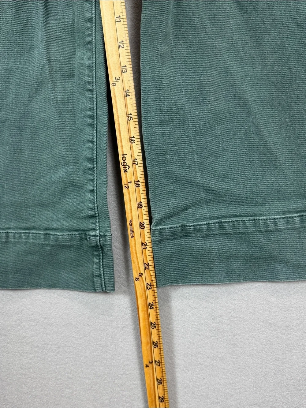Gap Kids Girls Size 14 High Stride Ankle Wide Leg Pants Moores Green